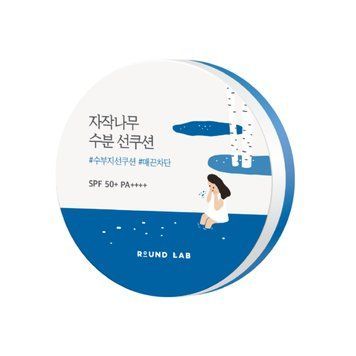 Birch Juice Moisturizing Sun Cushion Cонцезахисний кушон з березовим соком Round lab 15ml 02959 фото