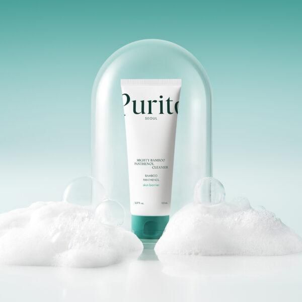 Mighty Bamboo Panthenol Cleanser Гель для умивання з екстрактом бамбука та пантенолом Purito seoul 150ml 04283 фото