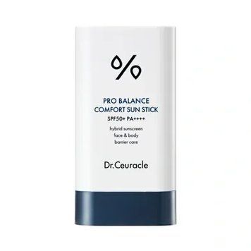 Pro Balance Comfort Sun Stick SPF50+ Сонцезахисний стік з пробіотиками для обличчя та тіла Dr.Ceuracle 18g 61630 фото