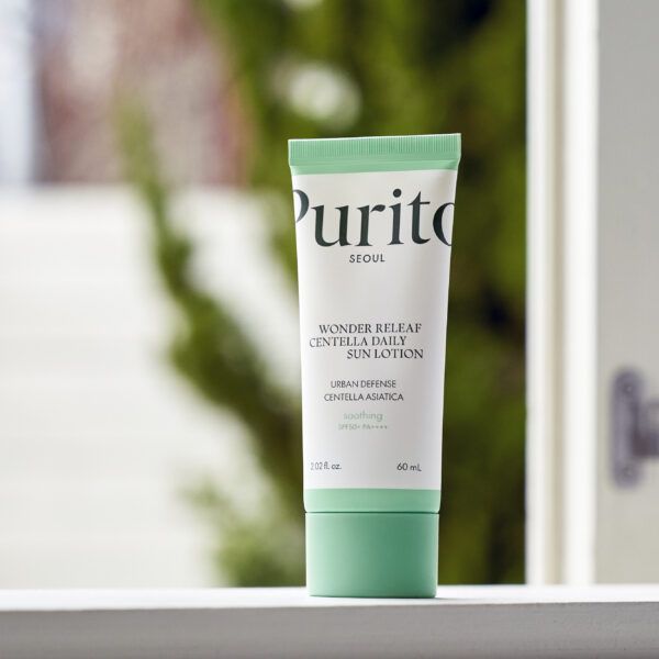 Wonder Releaf Centella Daily Sun Lotion Сонцезахисний лосьйон з центеллою Purito seoul 60ml 03359 фото