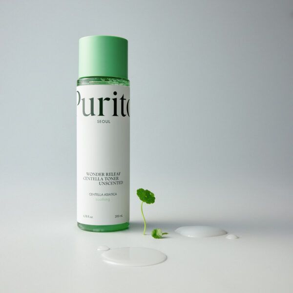 Wonder Releaf Centella Toner Unscented Заспокійливий тонер з центеллою без ефірних олій Purito seoul 200ml 03283 фото