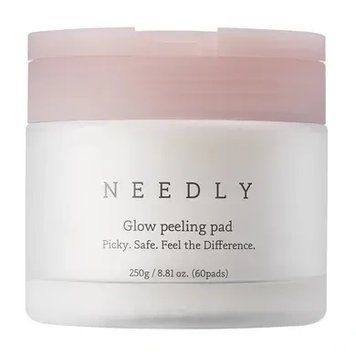 Glow peeling pad Пілінг педи для оновлення та сяйва проблемної шкіри Needly 60шт 23080 фото