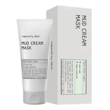 Mud Cream Mask Крем маска для глибокого очищення пор Logically Skin 100g 50452 фото