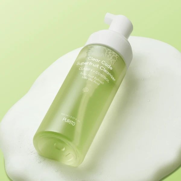 Clear Code Superfruit Cleanser Пінка для глибокого очищення шкіри Purito seoul 150ml 03160 фото
