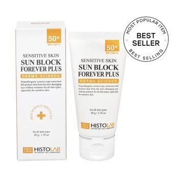 Sensitive skin sun block forever plus SPF 50 + / PA +++  Сонцезахисна есенція для чутливої шкіри SPF 50+ H0031 фото