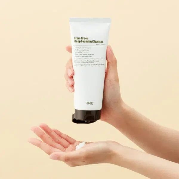 From Green Deep Foaming Cleanser Пінка для глибокого очищення шкіри Purito seoul 150ml 01712 фото