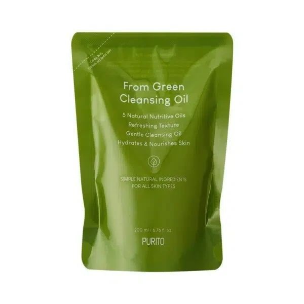 From Green Cleansing Oil Refill Рефіл гідрофільне очищуюче масло Purito seoul 200ml 03017 фото