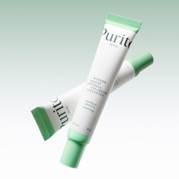 Wonder Releaf Centella Eye Cream Unscented Крем для повік з центеллою та пептидами без ефірних олій Purito seoul 30ml 03284 фото