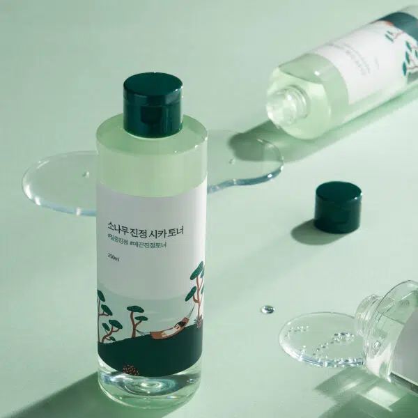 Pine Calming Cica Toner Заспокійливий тонер з екстрактом голок сосни Round lab 250ml 03046 фото