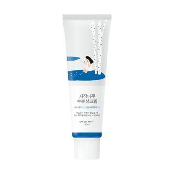 Birch Juice Moisturizing Sunscreen Сонцезахисний крем SPF50 PA++++ з березовим соком Round lab 50ml 02657 фото