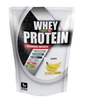 Whey Protein Протеїн Смак Банан Power Pro 1 кг 2022-10-2517 фото