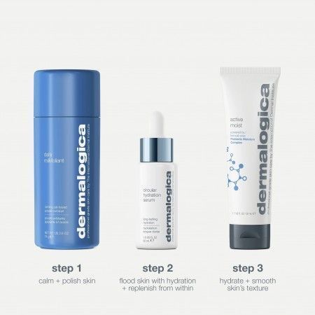 Smooth + Hydrate kit Dermalogica тріо бестселерів для відновлення і зволоження шкіри 301181 фото