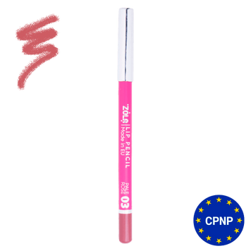 Lip Pencil 03 Pale Rose Олівець для губ Zola 5301 фото
