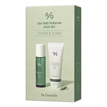 Tea Tree Purifine Duo Set Набір засобів з чайним деревом тонер пінка для вмивання Dr.ceuracle 61574 фото