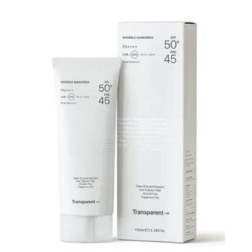 Invisible Sunscreen SPF50+ Невидимий сонцезахисний крем Transparent Lab 100ml 43608 фото