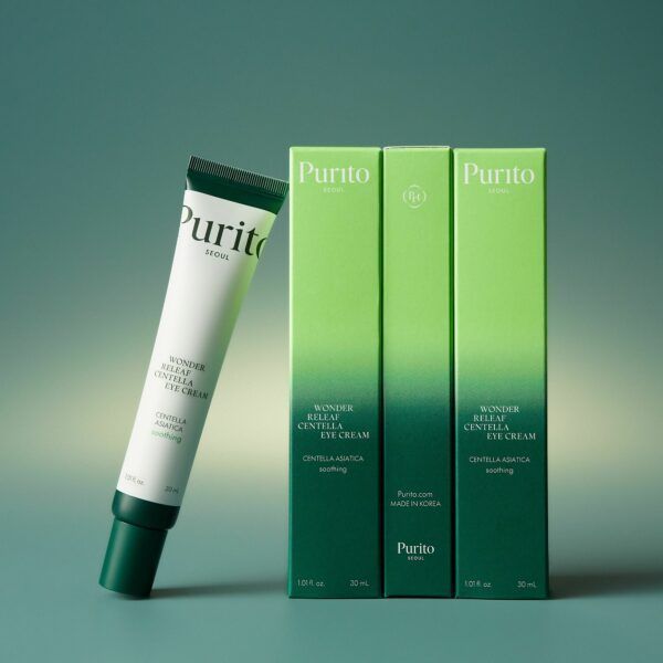 Wonder Releaf Centella Eye Cream Крем для повік з центеллою та пептидами Purito seoul 03280 фото
