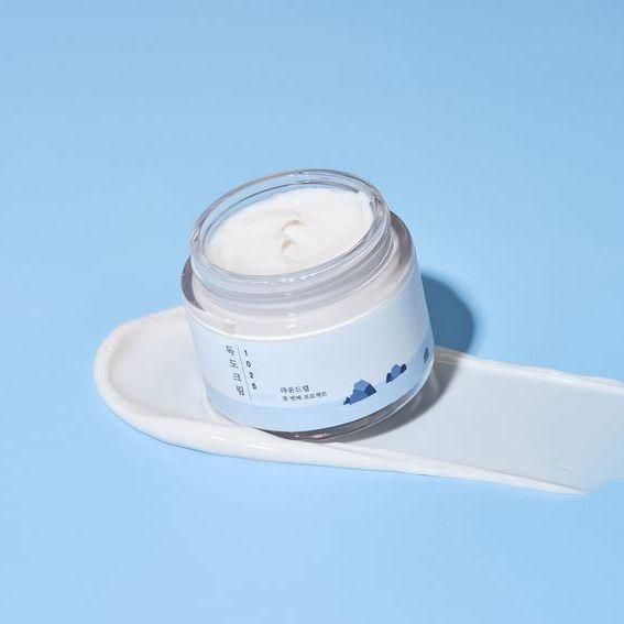 1025 Dokdo Light Cream Легкий зволожувальний крем з морською водою Round lab 80ml 03378 фото